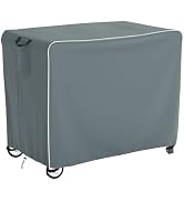 Outdoor Dining Cart Cover - Fits for Movable Dining Cart Table, Patio Ice Chest Party Cooler with...