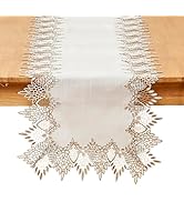 White table runner