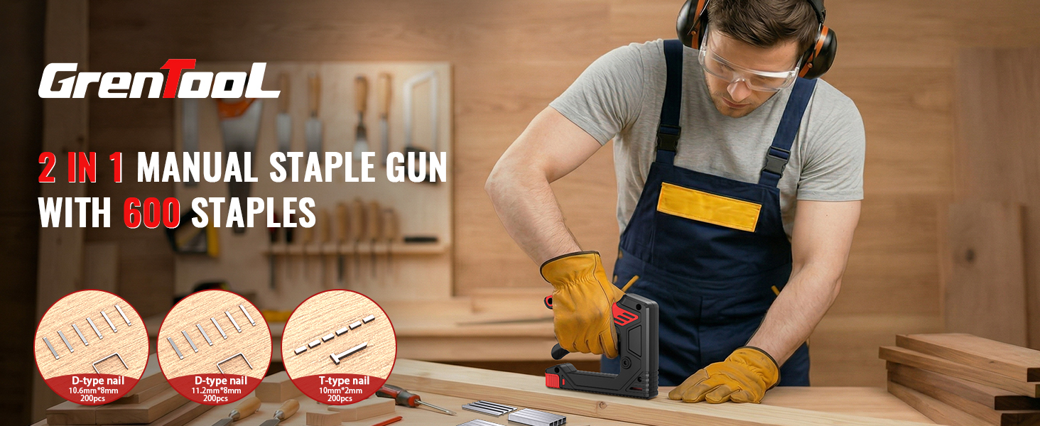 stapler with staples