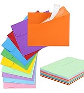 90 Pack Colored Envelopes, 3.625x5.125" A1 Card Envelopes - Printable Invitations for Weddings, G...