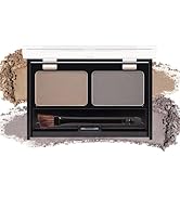 Eyebrow Powder Light Brown Kit,Eye Brow Powder for Women Long-Lasting Waterproof Two Colors Brow ...