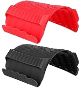 Kichvoe Mini Oven Gloves 2Pcs Silicone Finger Guards Cooking Pinch Mitts Potholder for Kitchen Co...