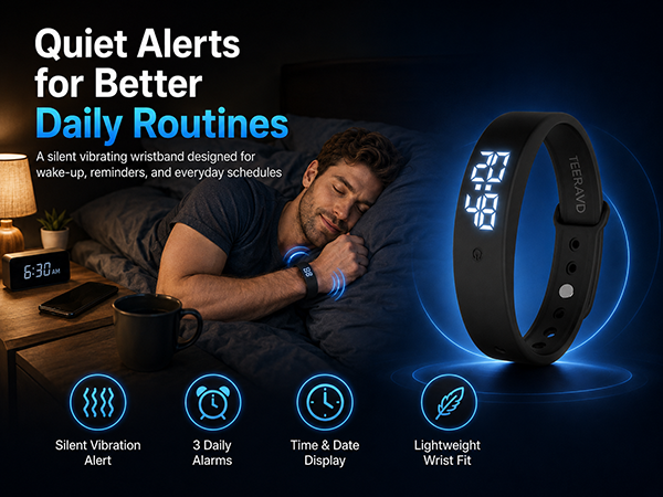 vibrating alarm wristband