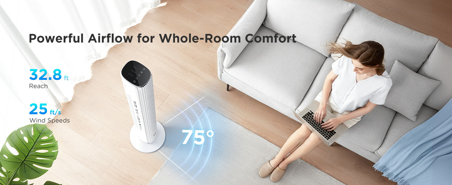 tower fan with remote