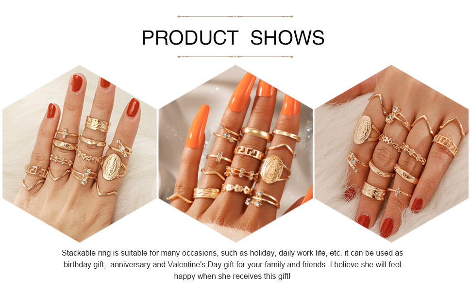 vintage ring set for women product shows