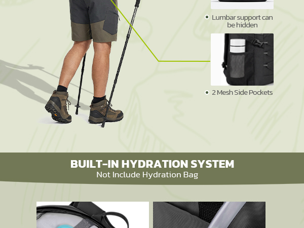 This TILYMOL waterproof backpack with laptop compartment. Hidden pocket keeps valuables safe