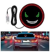 Led Devil Eyes Light for Cars, Devil Eyes Light for Windshield, USB Plug and Play Car Dynamic Dev...