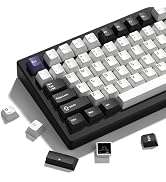 Womier Double Shot PBT Keycaps Set 138 Keys, Cherry Profile Custom Keycaps 60 65 75 100 Percent f...