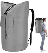 Laudnry Bag Extra Large Heavy Duty, 115L Backpack Laundry Bag for College, Laundry Bag with Strap...
