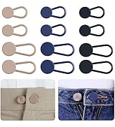 12PCS Button Extenders for Jeans, Pants Waist Button Extender for Women Men, 3 Colors Pant Waistb...