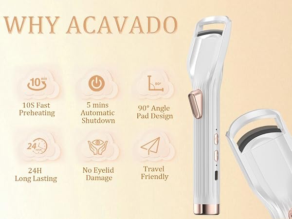 heated eyelash curlers