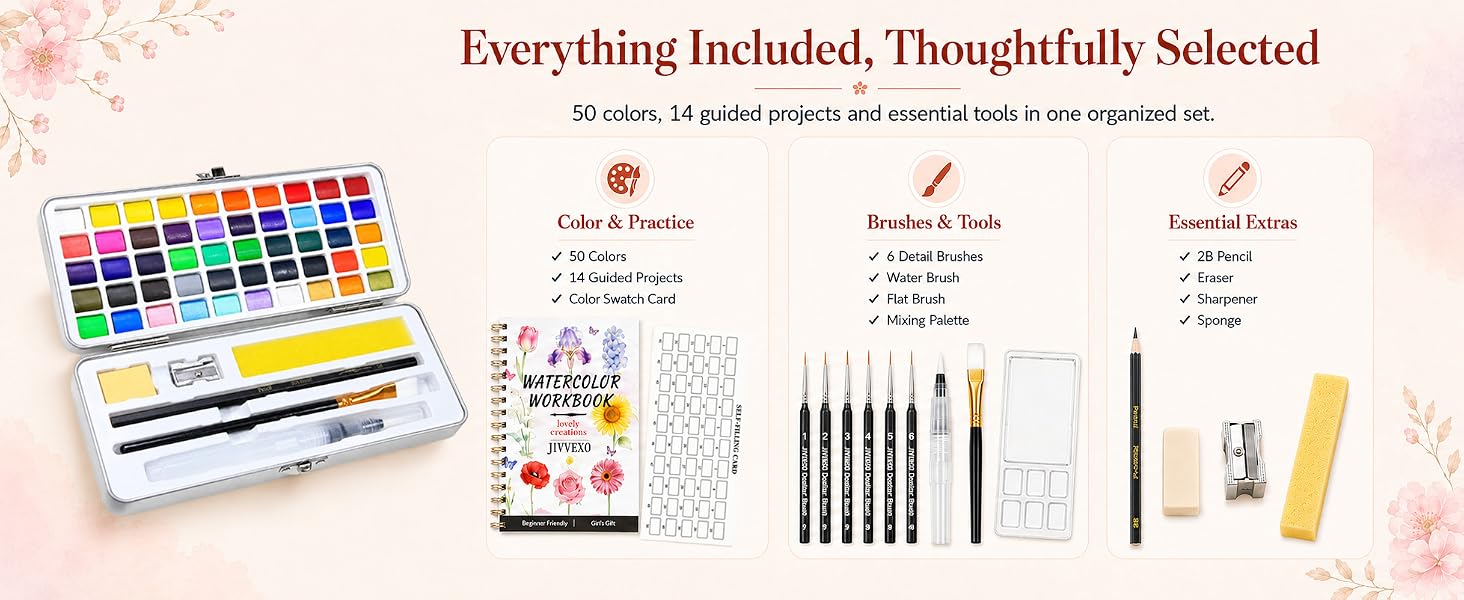 watercolor paint set