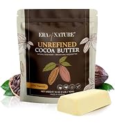 Era of Nature Cocoa Butter Raw Pure Unrefined. Incredible Natural Cacao Scent! Use for DIY Body B...