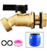 LUOFANT Brass Water Container/Rain Barrel Spigot 3/4