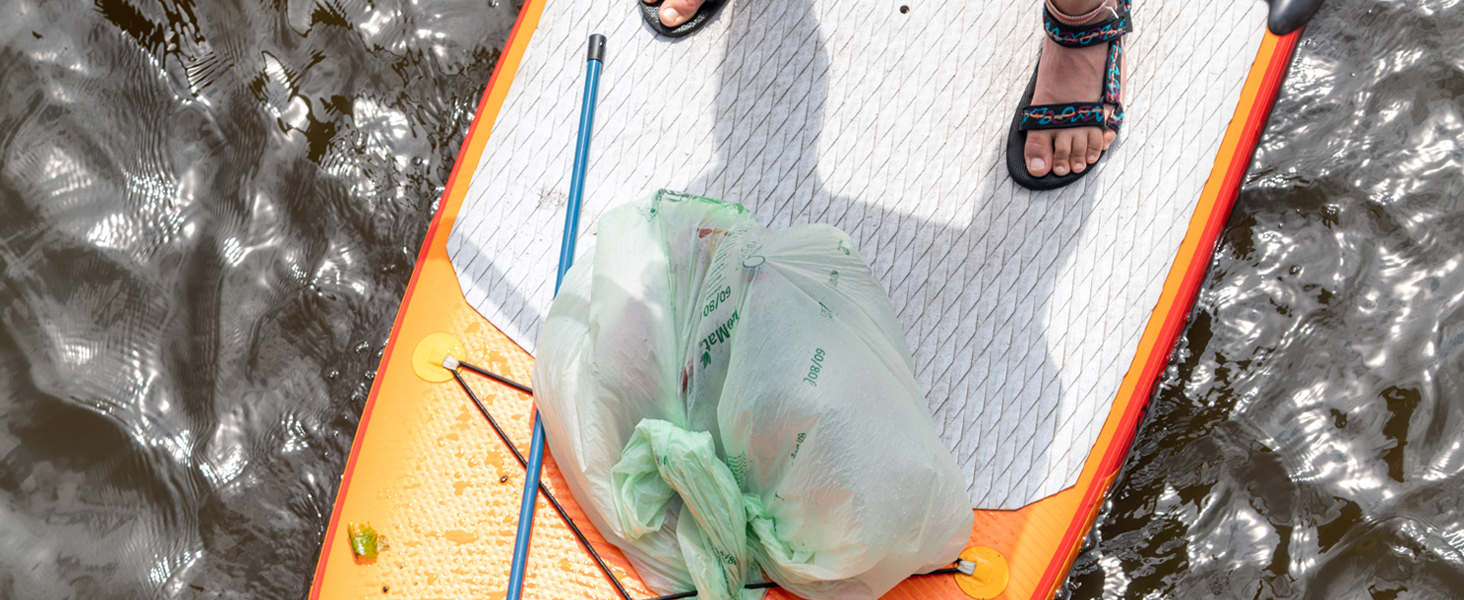 Beach Cleant up at Belgian Coast with bioMat Waste Bags