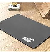PADOOR Dog Food Mat-Absorbent Dog Bowl Mat-No Stains Quick Dry Dog Mat for Food and Water-Pet Foo...