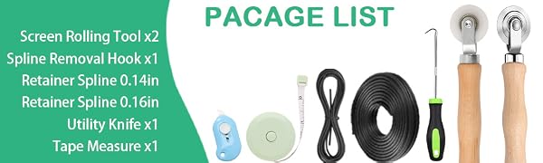 screen replacement tool kit