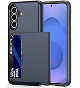 Jiunai for Samsung Galaxy A37 5G Case Wallet Card Holder, Side Slide Card Slot Holds 2 Cards, Dua...