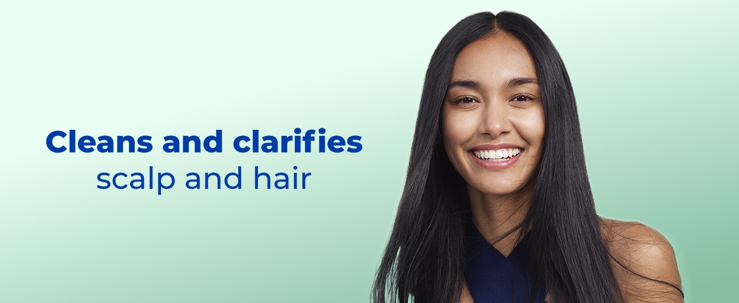 Cleans and clarifies both scalp and hair for a fresh, healthy look.