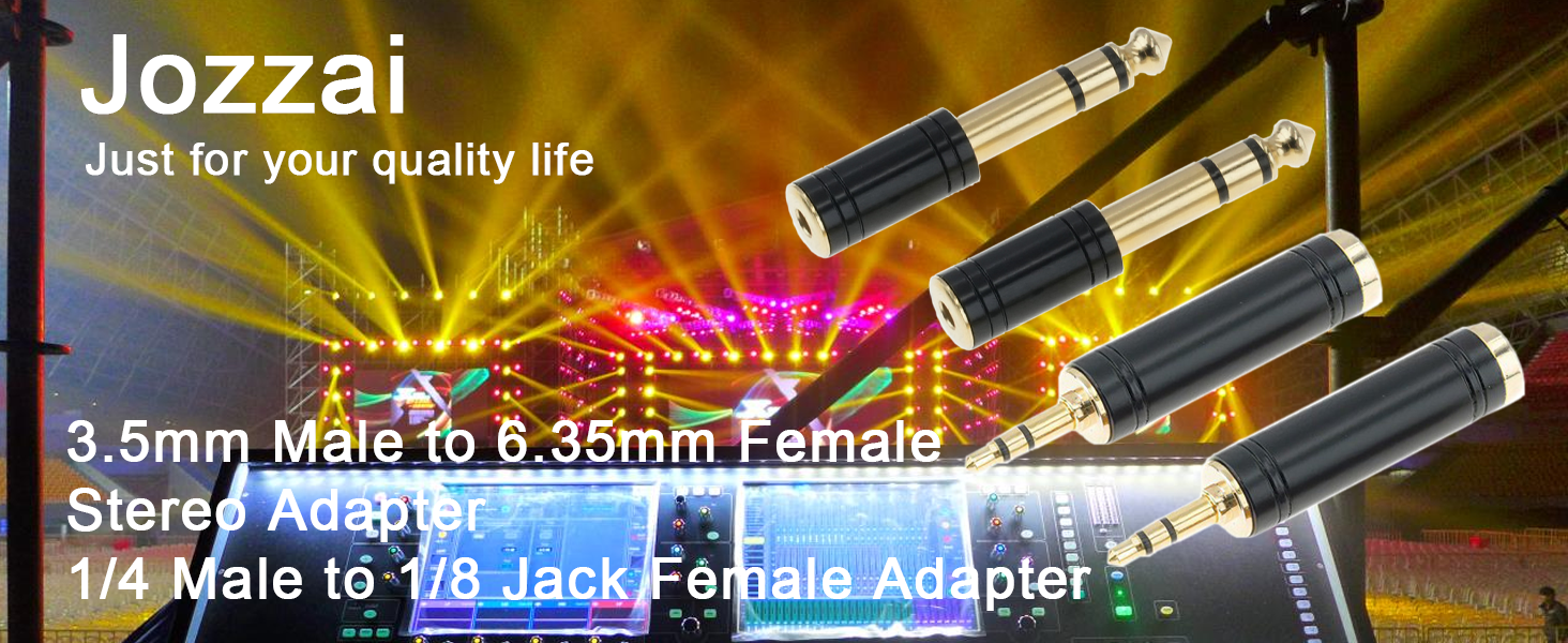 3.5mm to 6.35mm Pure Copper Adapter