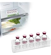 YOUSHARES Insulin Vial Organizer Tray - 10ml Peptide Vial Holder for Fridge | 5-Slots Peptide Via...