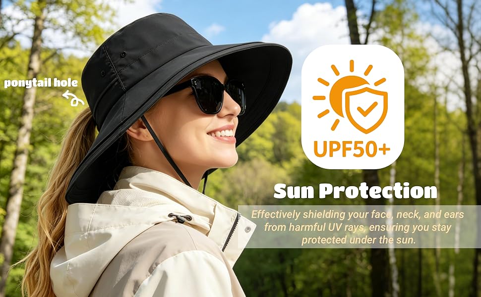 sun protection upf50+ sun hat
