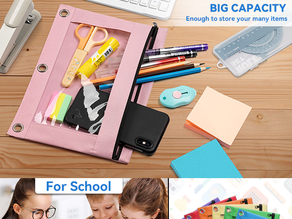 clear pencil pouch