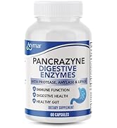 Arymar Pancrazyne Probiotics, Digestive Enzymes with Amylase, Protease, Lipase & Lactobacillus, G...