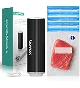 VOYOR Handheld Vacuum Sealer, Portable Vacuum Sealer Kit with Vacuum Bags Cordless Automatic Vacu...