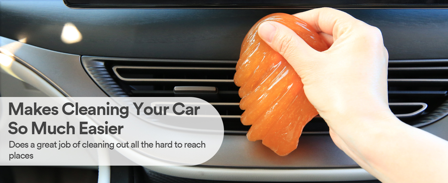 Car Cleaning Gel Orange