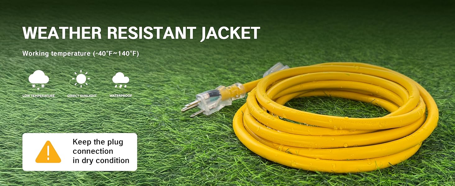 waterproof extension cord 12 awg