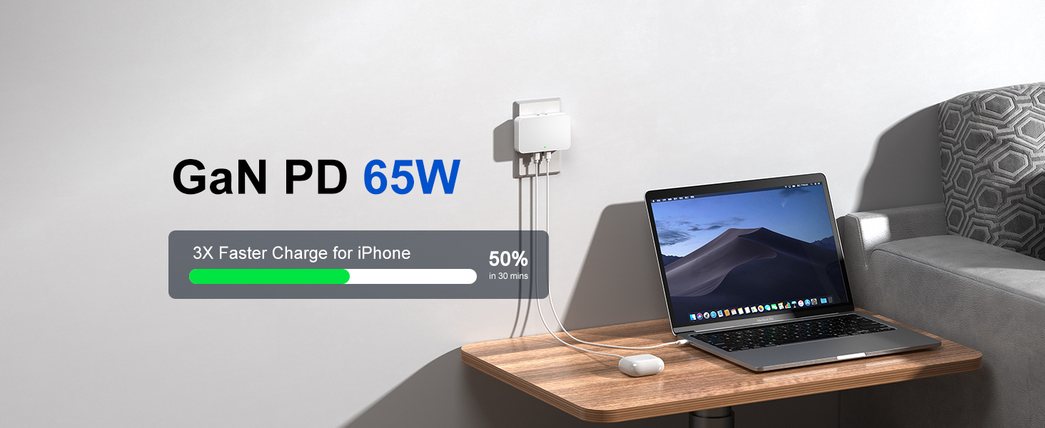 Flat USB Wall Charger