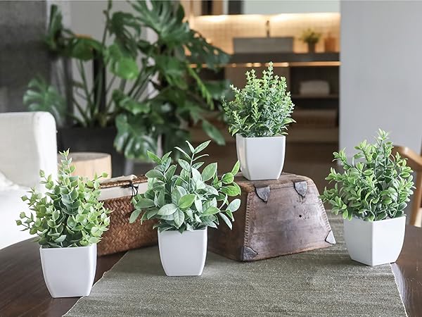 artificial potted plants