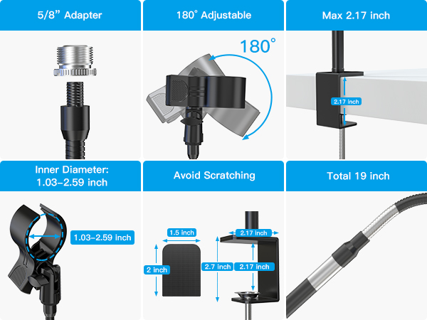 gooseneck mic arm