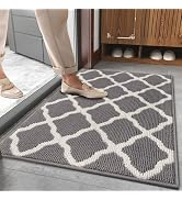 SHACOS Door Mats 20"x32" Indoor Washable Kitchen Entryway Rug Non Slip Absorbent Floor Mat for Ho...