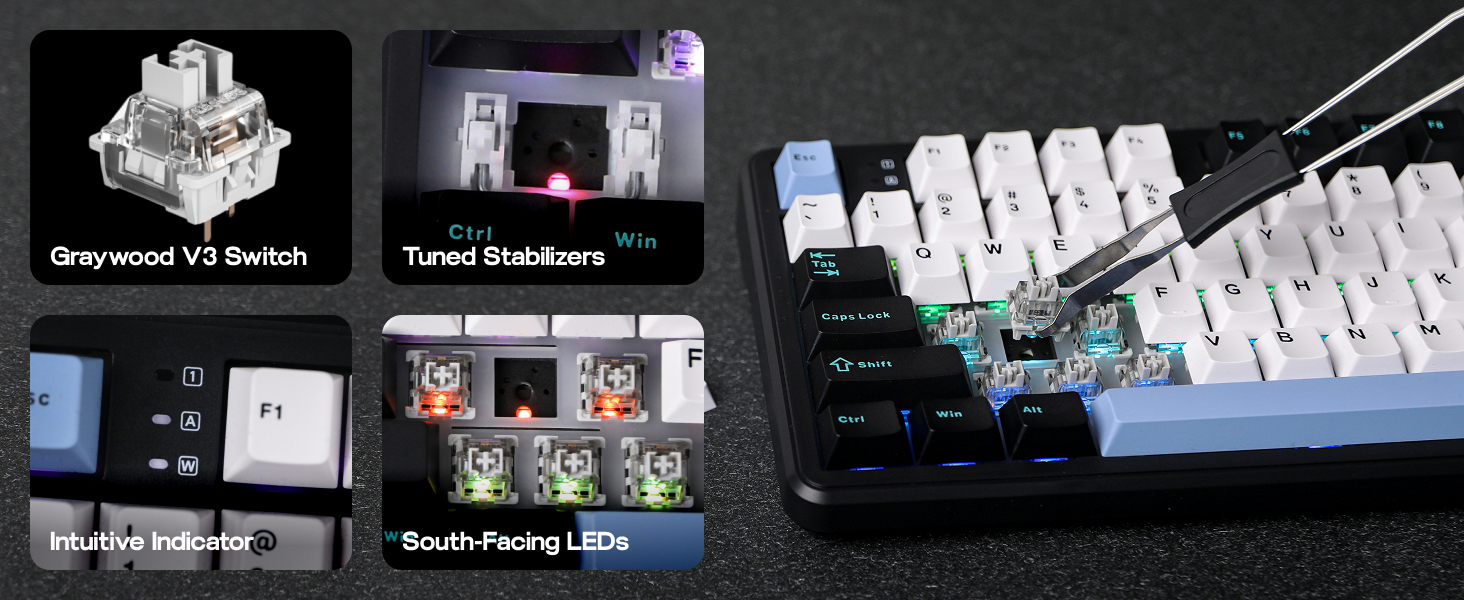 AULA F108 Wireless Gaming Kyeboard