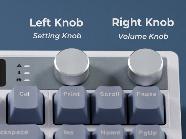 Keyboard with Knob