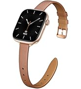 Adorve Compatible with Apple Watch Bands for Women 40mm 38mm 41mm 42mm, Dressy Seamless Soft Slim...