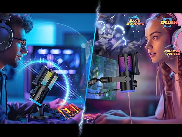 noise cancelling function game mic