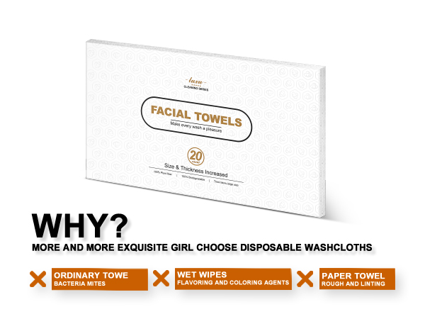 Disposable washcloths