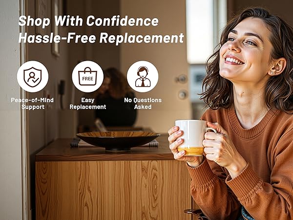 Shop With Confidence Easy Replacement Support