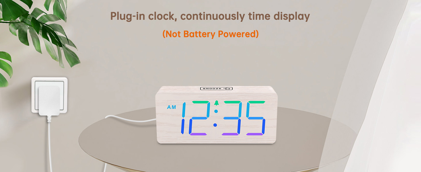 bedroom clock