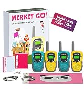 MIRKIT GO! Game: 4X Walkie Talkies for Kids & 4 Kids Games: Scavenger Hunt, Capture The Flag, Pol...
