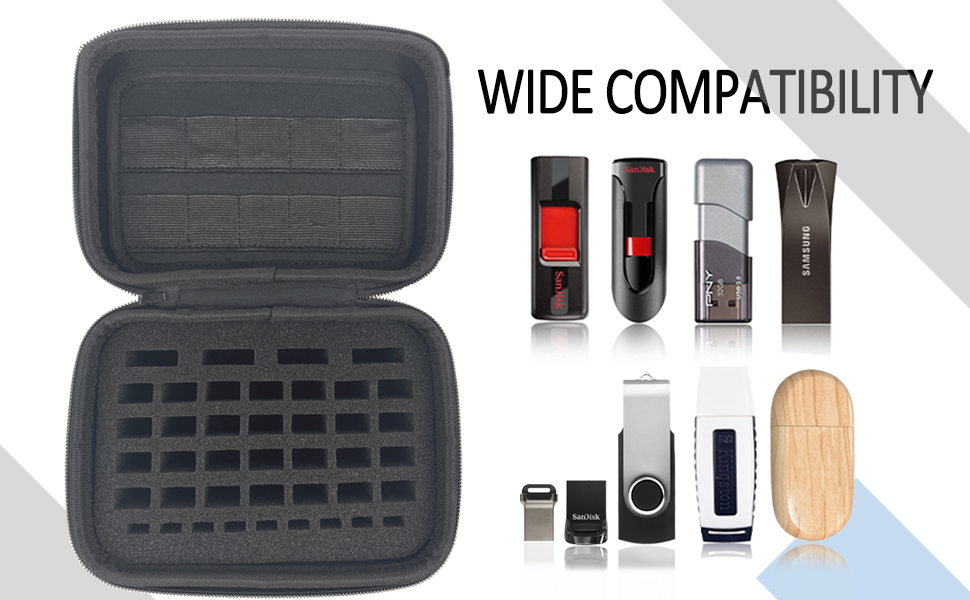 JBOS Flash Drive Case - Wide Compatibility