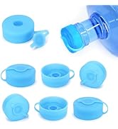 Myvision Secure Cap for Water Dispenser 3-5 Gallon Water Jug Cap Reusable, Silicone Replacement C...