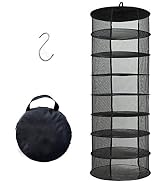 Desy & Feeci Herb Drying Rack, 8 Layer Collapsible Mesh Dry Net Herb Dryer with S Hang Buckle and...
