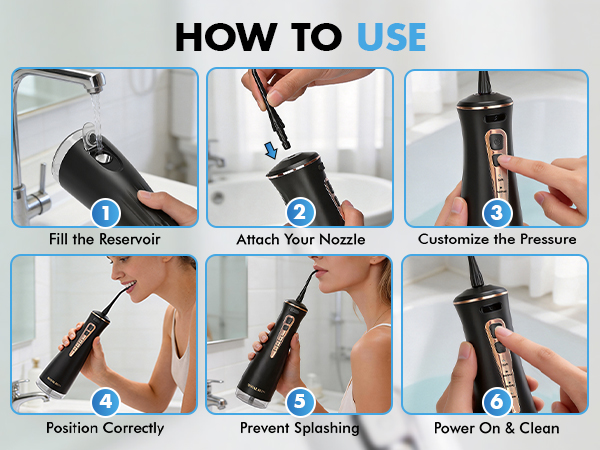 cordless portable water picks for teeth