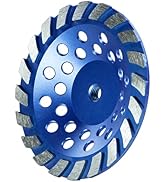 SALI 7 Inch Concrete Grinding Wheels 20 Turbo Diamond Segments 5/8-11 Arbor Diamond Grinding Whee...
