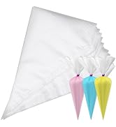 Disposable Pastry Piping Bags, Anti Burst Cake Decorating Bags, Cake Cupcake Cookies Decorating B...