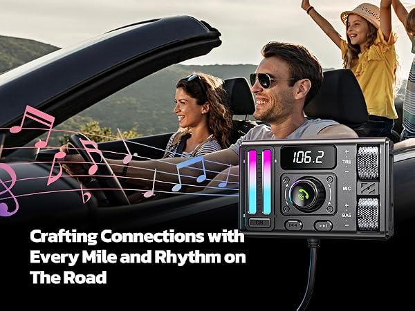 fm transmitter aux radio bluetooth adapter transmisor fm bluetooth para automóvil